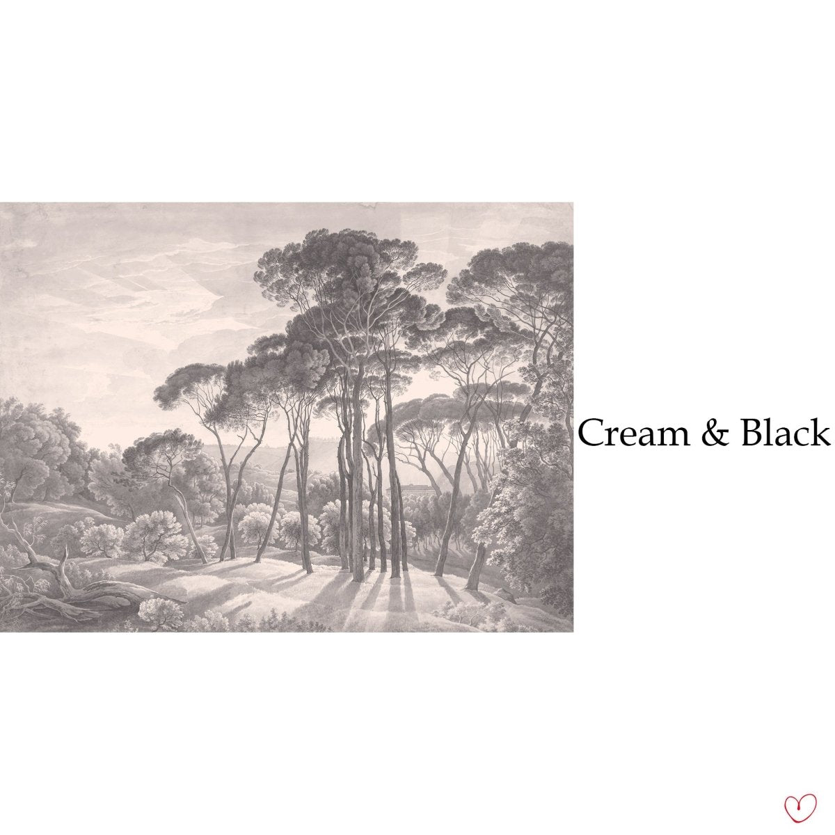 Fotomurale Vintage Paesaggio Toscano