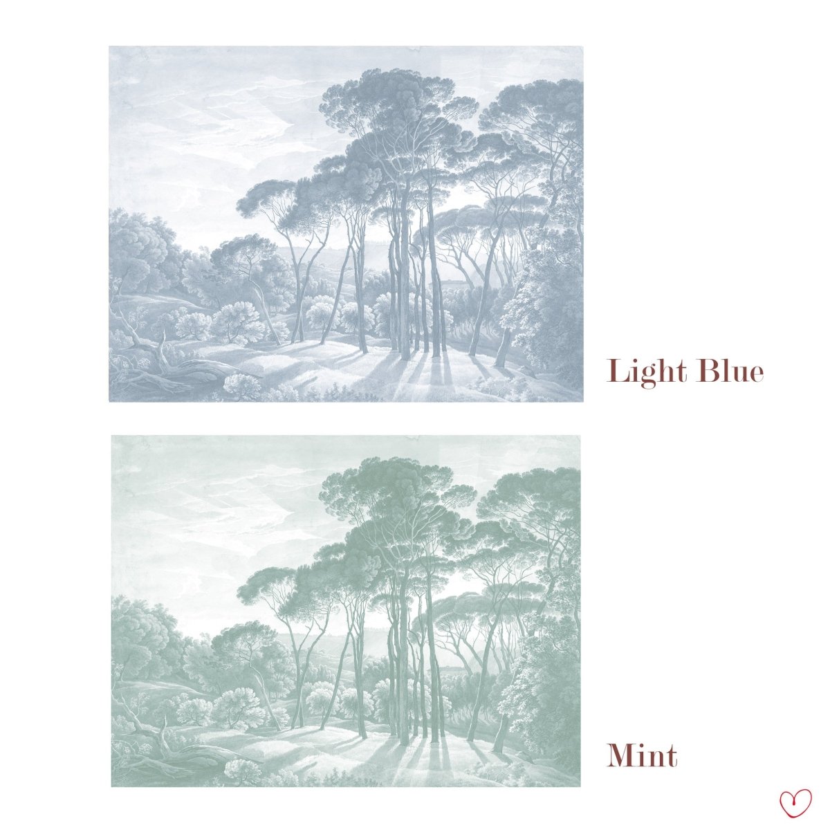 Fotomurale Vintage Paesaggio Toscano