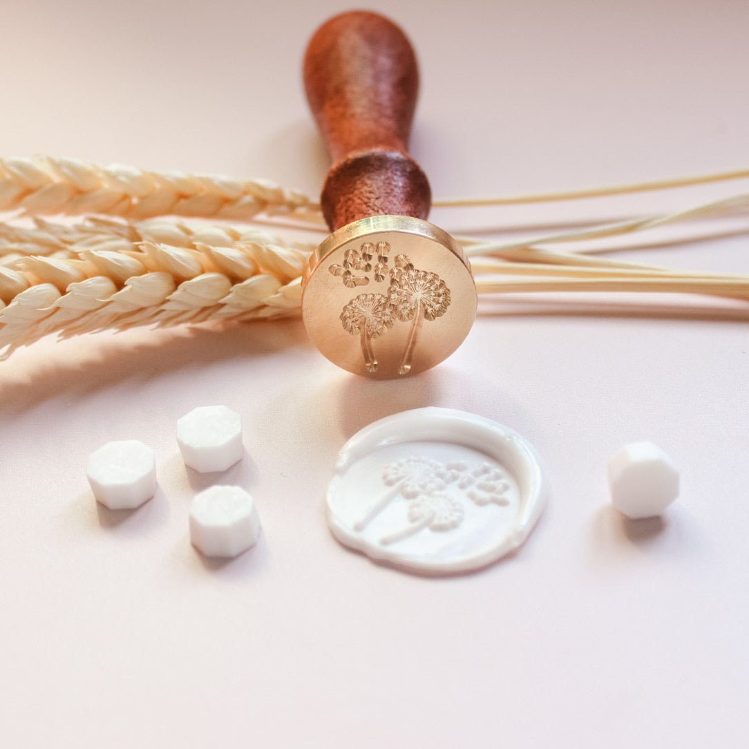Wax seal stamp - Dandelion