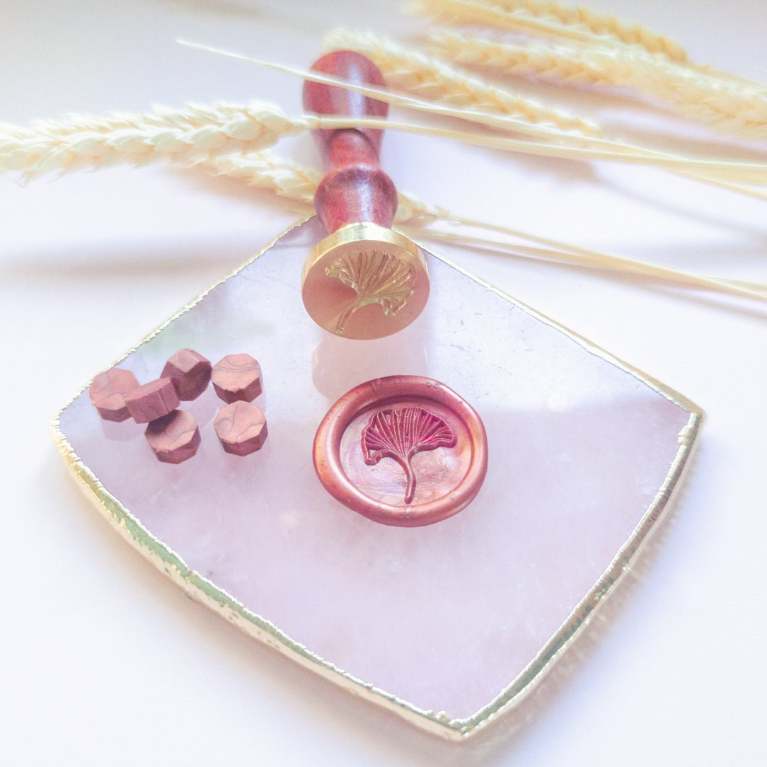 Wax seal stamp - Ginko leaf